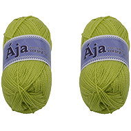 BELLATEX SET 2 pcs Yarn Aja NGM 50 g, 964 light green - Yarn