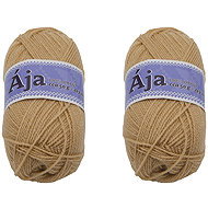 BELLATEX SET 2 pcs Yarn Aja NGM 50 g, 979 light beige - Yarn