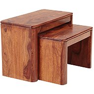 Raavi Tina folding tables 2 pcs, natural - Side Table