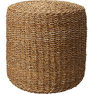 Home Styling Collection Seagrass pouf, diameter 40 cm - Ottoman