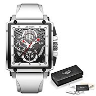 Lige Man in silicone 8935-4/V - Men's Watch