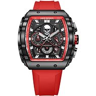Lige Man silicone 89112 red - Men's Watch