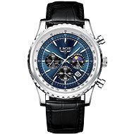 Lige Man 8989-9 silver blue - Watch