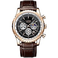 Lige Man 8989-12 rose gold black - Watch