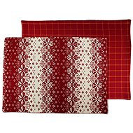Home Elements Cotton Christmas placemat red - Placemat