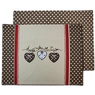 Home Elements Placemats 33 × 45 cm Heart 4 pcs - Placemat