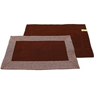 Home Elements Placemat with border 30 × 50 cm chocolate + rustic - Placemat