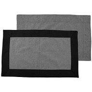 Home Elements Placemat with border 30 × 50 cm light and dark grey - Placemat