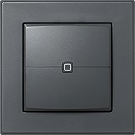 Homematic IP Wall mounted remote control - 2 buttons, anthracite - HmIP-WRC2-A-2 - Smart Wireless Remote