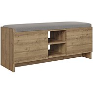 Houseland Zulla shoe rack, dark oak - Shoe Rack
