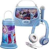 Frozen II Set - fejhallgató, zseblámpa, karaoke box - Fej-/fülhallgató