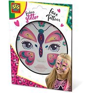 SES Glitter Face Tattoo - Butterfly - Temporary Tattoo