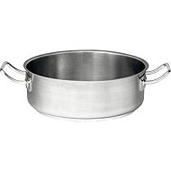 ilios Pot, 40 cm, low, stainless steel - Pot