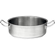 ilios Pot, 32 cm, low, stainless steel - Pot