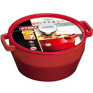 Pyrex Slow Cook Casserole with lid 6,8 l, red - Casserole Pot
