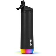 HidrateSpark Steel - Smart Bottle with Straw, 620ml, Black - Drinking Bottle