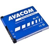 AVACOM akkumulátor Nokia N95, E65, Li-Ion 3,6V 1000mAh (BL-5F helyett) - Mobiltelefon akkumulátor
