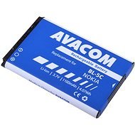 AVACOM akkumulátor Nokia 6230, N70 készülékekhez, Li-ion, 3,7 V, 1100 mAh (BL-5C helyett) - Mobiltelefon akkumulátor