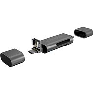 Icy Box IB-CR200-C with dual USB-A/microUSB and USB-C connector - Card Reader