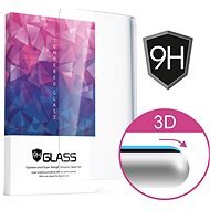 Icheckey 3D Curved Tempered Glass Screen Protector White pre iPhone X - Ochranné sklo