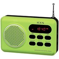 ICES IMPR-112 rádió - zöld - Rádió