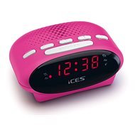 ICES ICR-210 Pink - Radio Alarm Clock