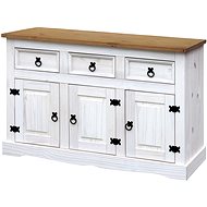IDEA Komoda CORONA bílý vosk 1639B - Chest of Drawers