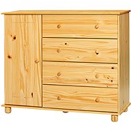 IDEA Dresser 4 drawers + 1 door 8016 - Chest of Drawers
