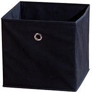 IDEA Nábytek WINNY textilní box, černý - Úložný box