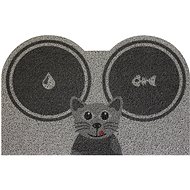 IDEA Furniture Outdoor Feeding mat - cat, grey - Pet Bowl Placemat