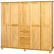 IDEA nábytek 5-Door Wardrobe 8854, Lacquered - Wardrobe