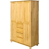 IDEA nábytek 3-Door Wardrobe 8851, Lacquered - Wardrobe