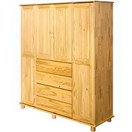IDEA Nábytek 4-Door Wardrobe 8852, Lacquered - Wardrobe