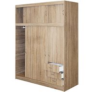 IDEA nábytek Sliding Door Wardrobe 53000, Oak - Wardrobe