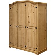 IDEA nábytek 3-Door Wardrobe CORONA, Wax - Wardrobe