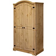 IDEA nábytek Skříň 2dveřová CORONA, vosk - Šatní skříň