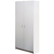 IDEA nábytek Policová skříň 7, bílá - Šatní skříň
