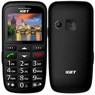 iGET Simple D7 Black - Mobile Phone