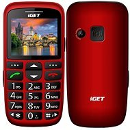 iGET Simple D7 Red - Mobile Phone