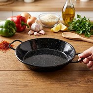 Igotrend 133800 Pan PAELLA 20 cm shallow, 2 handles - Pan