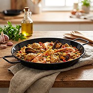 Igotrend 133830 Pan PAELLA 26 cm shallow, 2 handles - Pan
