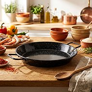 Igotrend 133851 Pan PAELLA 32 cm shallow, 2 handles - Pan
