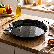 Igotrend 133950 Pan PAELLA 60 cm shallow, 2 handles - Pan