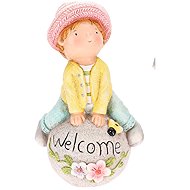 Igotrend Welcome girl/boy sitting 411097 - Decoration