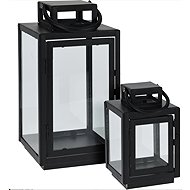 IGOTREND Lanterns 2 pcs, 28/17 cm, metal black - Lantern