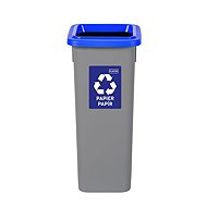 Igotrend, 713003 Sorted waste bin 20 L, FIT BIN grey/blue - Rubbish Bin