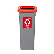 Igotrend, 713004 Sorted waste bin 20 L, FIT BIN grey/red - Rubbish Bin