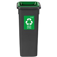 Igotrend, 714002 Sorted waste bin 20 L, FIT BIN black/green - Rubbish Bin