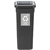 Igotrend, 714005 Sorted waste bin 20 L, FIT BIN black/grey - Rubbish Bin