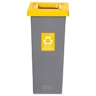 Igotrend, 719001 Sorted waste bin 53 L, FIT BIN grey/yellow - Rubbish Bin